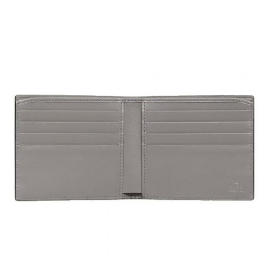 GG embossed wallet grey