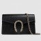 Black Dionysus Leather Super Mini Bag