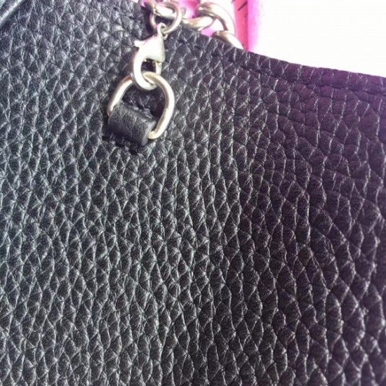 Black Dionysus Mini Chain Leather Bag