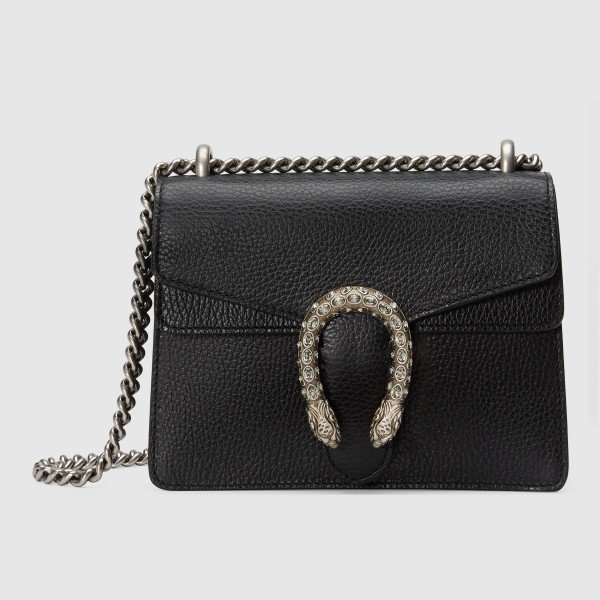 Black Mini Dionysus Leather Bag