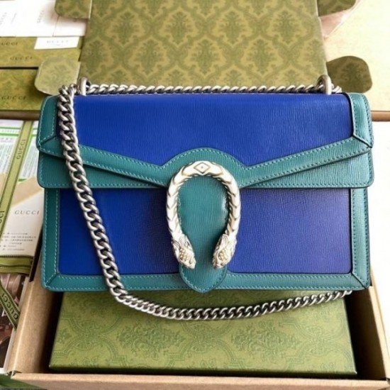 Blue Dionysus Bicolor Small Shoulder Bag