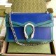 Blue Dionysus Bicolor Small Shoulder Bag