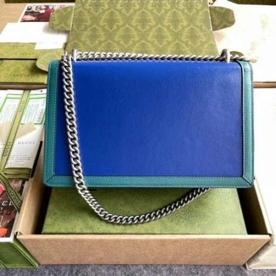 Blue Dionysus Bicolor Small Shoulder Bag