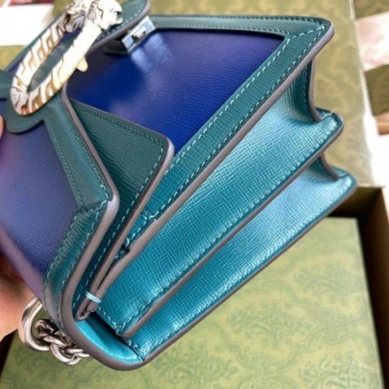 Blue Dionysus Bicolor Small Shoulder Bag