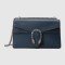 Blue Dionysus Small Leather Shoulder Bag