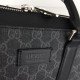 Briefcase In Black GG Supreme Canvas