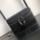 Dionysus Small Shoulder Bag In Black Leather