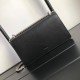 Dionysus Small Shoulder Bag In Black Leather