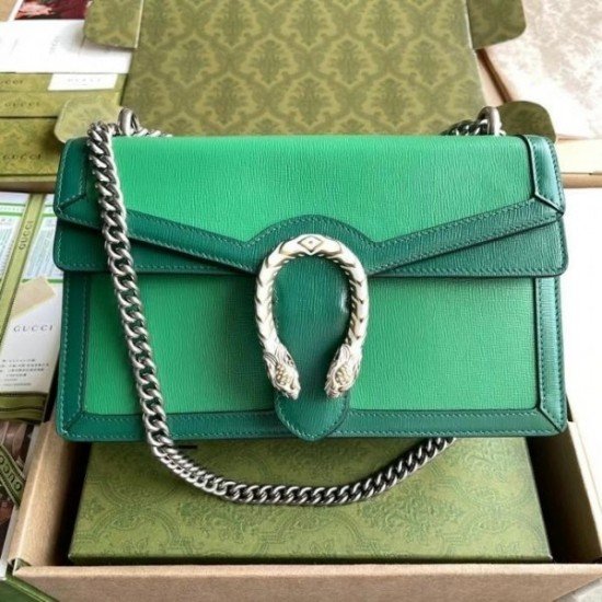 Green Dionysus Bicolor Small Shoulder Bag