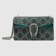 Green Dionysus GG Velvet Small Bag