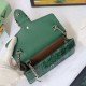 Green Dionysus Super Mini Snakeskin Bag