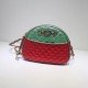 Green/Red Leather Mini Bag