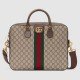 Ophidia GG Briefcase In Soft GG Supreme Canvas