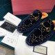 Princetown Slippers Blue GG Velvet