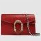 Red Dionysus Super Mini Leather Bag