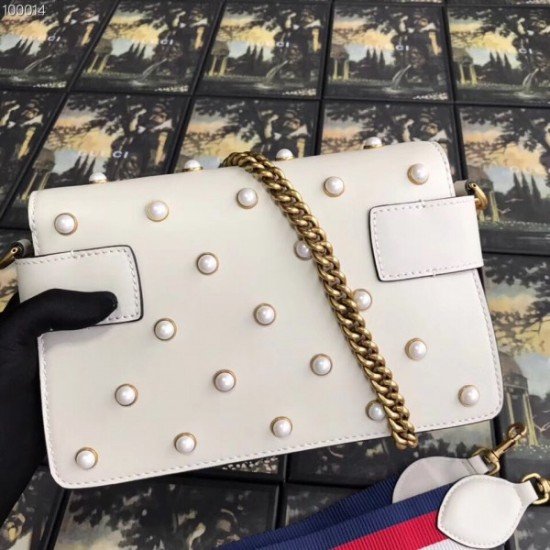 White Broadway Mini Shoulder Bag