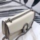 White Dionysus Small Leather Shoulder Bag