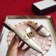 White Leather Signature Slippers