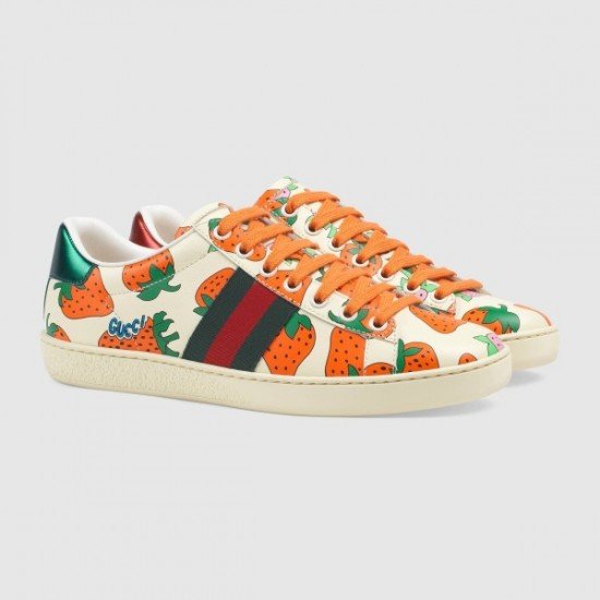 Women Ace Strawberry Print Sneaker