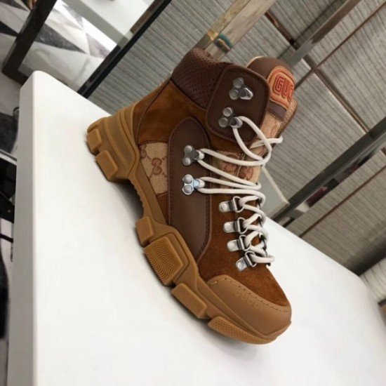 Women Brown Flashtrek High-top Sneaker