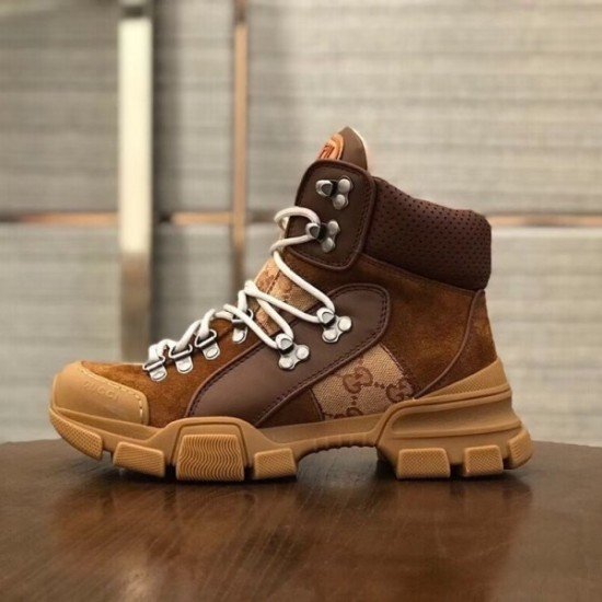 Women Brown Flashtrek High-top Sneaker