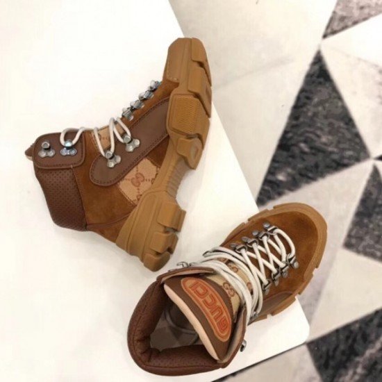 Women Brown Flashtrek High-top Sneaker