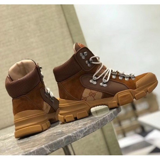 Women Brown Flashtrek High-top Sneaker