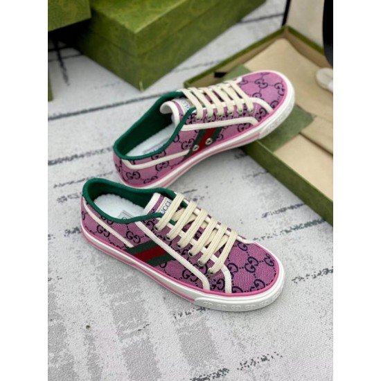 Women Tennis 1977 Pink GG Canvas