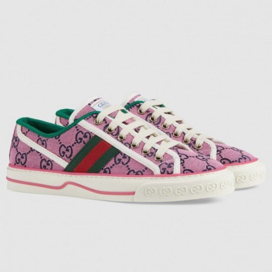 Women Tennis 1977 Pink GG Canvas