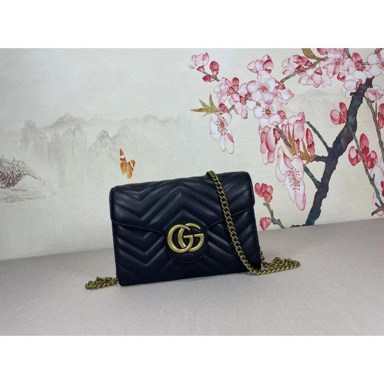 GG 474575 Marmont Woc Mini Chain Bag