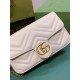 GG 751526 Marmont Chain Bag White