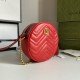 GG 550154 Marmont Mini Handbag Red