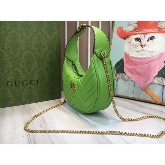 GG 699514 Marmont Mini Handbag Green